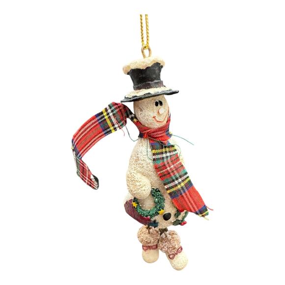 Kurt S. Adler 3 Piece Dangle Legs Snowman Ornament Set - Picture 5 of 6